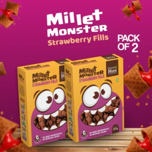 Millet Bites -Strawberry fills - 250gms (Pack of 2)