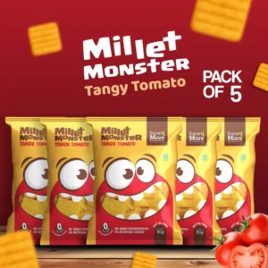 Tangy Tomato millet bites - 50gms (Pack of 5)