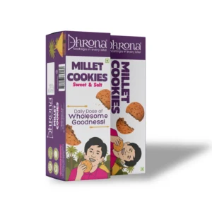 Millet Cookies Sweet and Salt