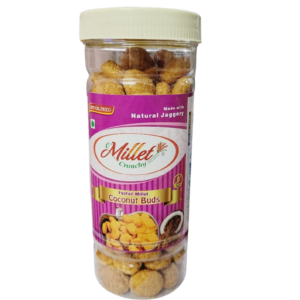 Foxtail Millet Sweet Pops - Coconut Buds (70g Jar)