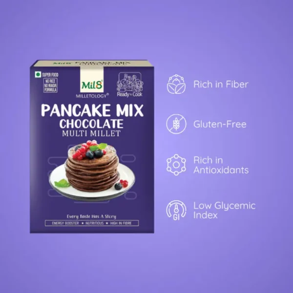Chocolate Energy Pancakes